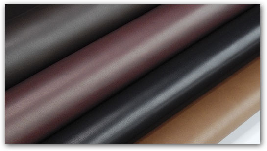 Calf leather swatches